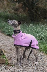 Turtle Neck Coat, Pale Heather