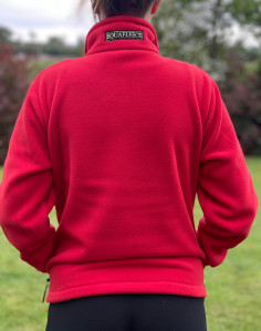 Full Zip Top, Red