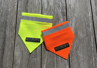 Ultra-Bright Neckerchief, Fluorescent Yellow, Blaze Orange