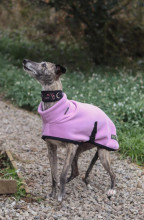 Turtle Neck Coat, Pale Heather