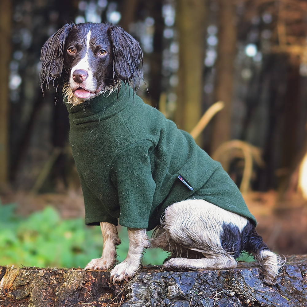Polartec Fleece Dog Sweater - Rainproof 
